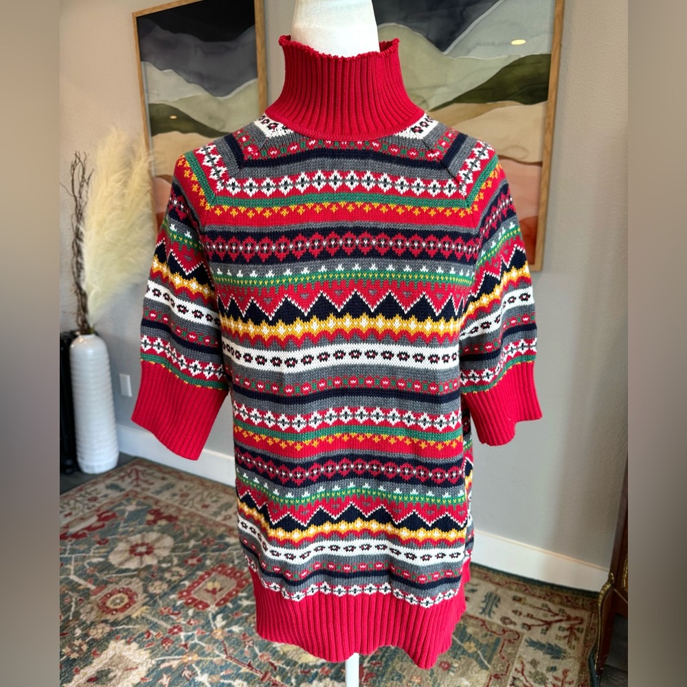 Tommy Hilfiger Short Sleeve Festive Sweater